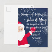 Wijziging van de adressticker voor kerstmis briefkaart (Voorkant / Achterkant)