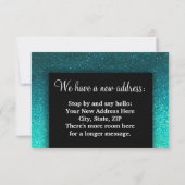 Wijziging van het adres dat we hebben verplaatst,  aankondiging (Achterkant)