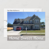 Wijziging van het Briefkaart Adres (Voorkant / Achterkant)