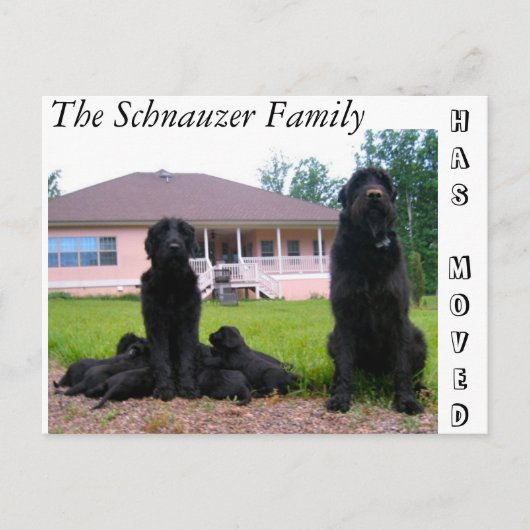 Wijziging van het Briefkaart Adres (Voorkant)