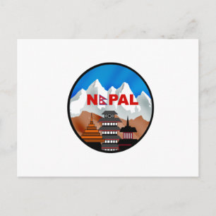 WIJZIGING VAN NEPAL BRIEFKAART