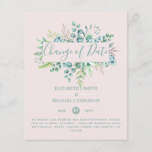 Wijziging van plannen Datum Greenery Eucalyptus Ev