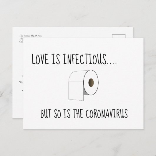 Wijziging van plannen voor uitstel of annulering v briefkaart (Voorkant / Achterkant)