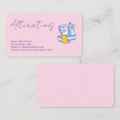 Wijziging Visitekaartje (Voorkant / Achterkant)