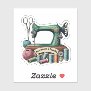 Wijzigingen en reparaties sticker