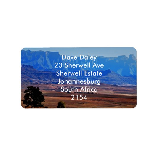 Wijzigingen in blauw etiket (Voorkant)