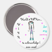 WIKH Ser#15 ERKEN ME AL! Magneet (Voorkant / Achterkant)