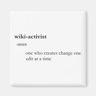 Wiki-activist Magnet Magneet