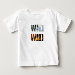 Wiki-Wiki T-shirt Pittoresque pour nourrissons et 