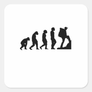 Wiking Vierkante Sticker