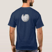 Wikipedia T-shirt (Achterkant)