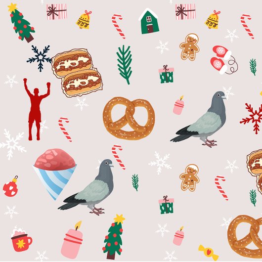 Wikkel het in Philly - uw geschenk, onze aanraking Inpakpapier Vel