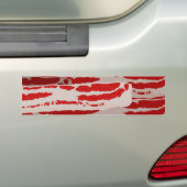 Wikkel het in spek! bumpersticker (Op auto)