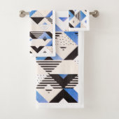 Wikkel jezelf in verfijnde stijl met deze geometri bad handdoek (Insitu)