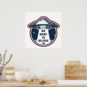 Wil geloven poster (Keuken)