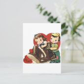 Wil ik dat je mijn Valentijn bent? Feestdagenkaart (Staand voorkant)