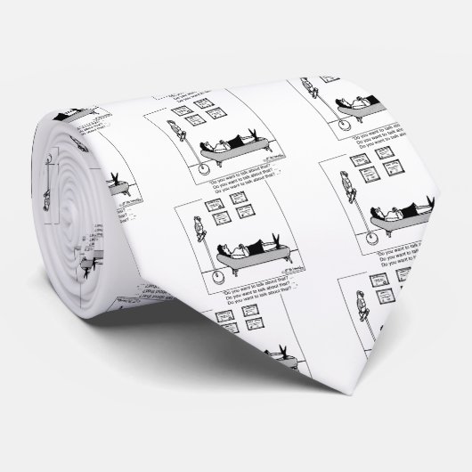 Wil je daar over praten? stropdas (Opgerold)