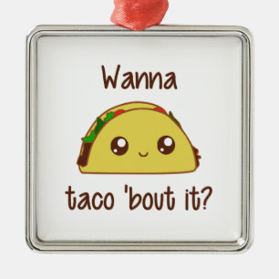 Wil je dat Taco het uitdeelt? Metalen Ornament