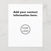 Wil je een huis kopen? Makelaar in onroerend goed Flyer (Achterkant)