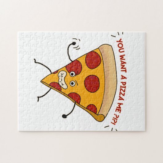 Wil je een Pizza Me?!?! Legpuzzel (Horizontaal)
