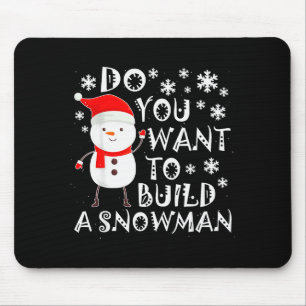 Wil je een sneeuwpop maken Zoete sneeuwpop Chris Muismat