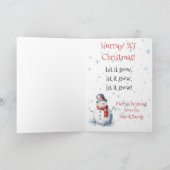 Wil je een Snowman Christmas Kaart bouwen? (Binnen)