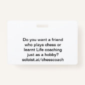 Wil je een vriend? badge (Voorkant)