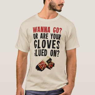 Wil je gaan? Hockey Enforcer T-shirt