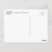 Wil je koffie? briefkaart (Achterkant)