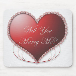 Wil je me Mousepad trouwen? Muismat