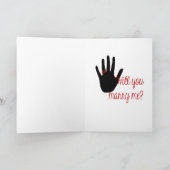 Wil je me trouwen? kaart (Binnen)