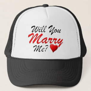 Wil je me trouwen? trucker pet