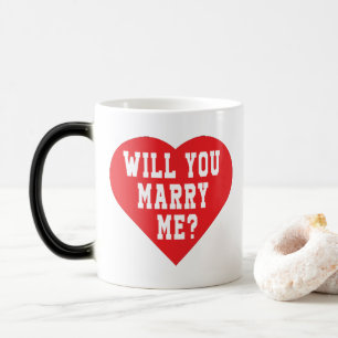Wil je me trouwen? Voorstel Magische Mok