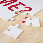 Wil je met me trouwen Aanzoek Personaliseer Hartje Legpuzzel (Zijkant)