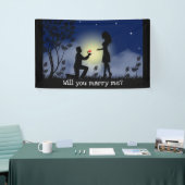 Wil je met me trouwen banner (Beurs)