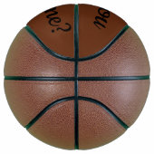 Wil je met me trouwen? basketbal (Rechts)