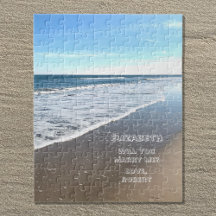 Wil je met me trouwen Beach voorstel puzzel