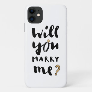 Wil je met me trouwen iPhone 11 hoesje
