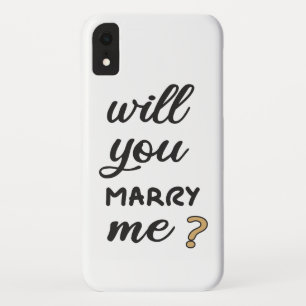 Wil je met me trouwen? iPhone XR hoesje