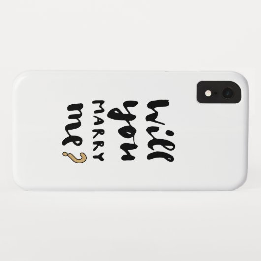 Wil je met me trouwen? Case-Mate iPhone case (Achterkant (horizontaal))