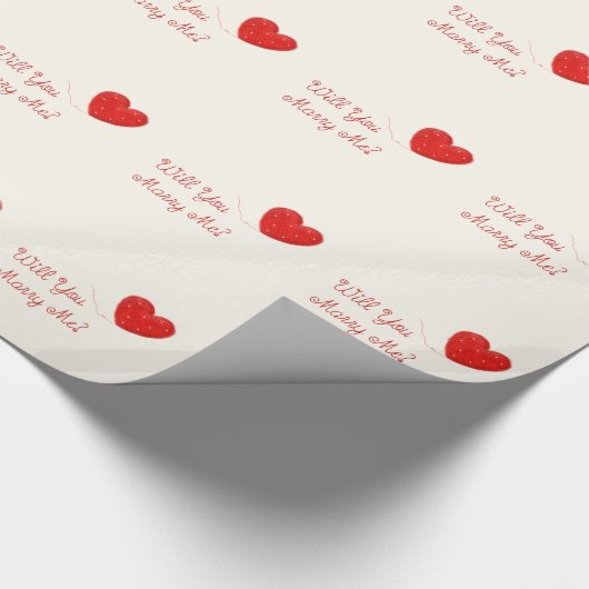 wil je met me trouwen en papier inpakken ? (Hoek)