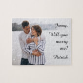 Wil je met me trouwen foto puzzel legpuzzel (Horizontaal)