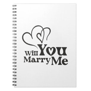 Wil je met me trouwen - Funny Wedding Proposal Notitieboek