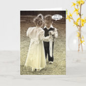 Wil je met me trouwen? huwelijksvoorstel kaart (Gele Bloem)