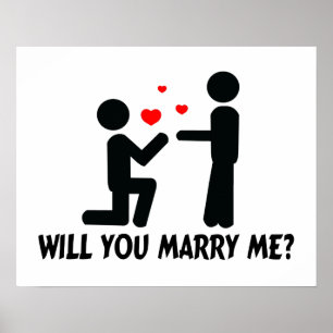 Wil je met me trouwen in Man en Man? Poster