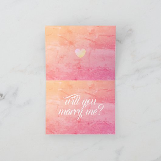 Wil je met me trouwen kaart (Binnen)