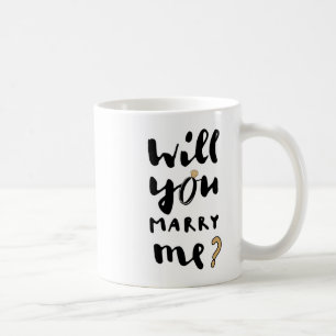 Wil je met me trouwen koffiemok