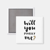 Wil je met me trouwen magneet (Voorkant / Achterkant)