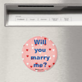 Wil je met me trouwen? Magneet (Insitu (Vaatwasser))