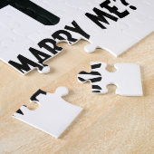 Wil je met me trouwen, Man en vrouw? Legpuzzel (Zijkant)
